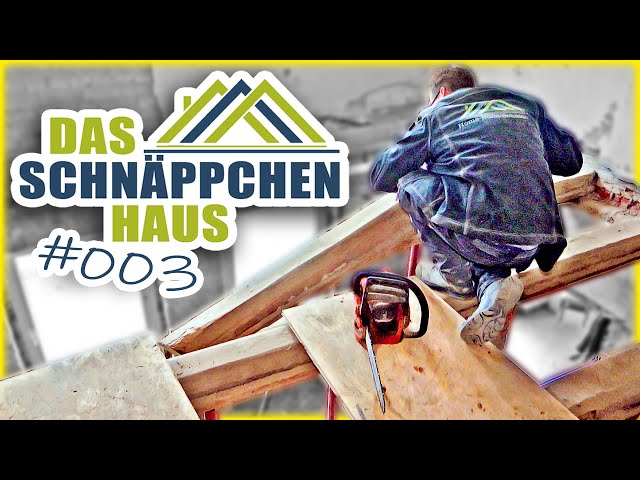 SCHNÄPPCHENHAUS #003 | Holzbalkendecke entfernen & Haus Update | Home Build Solution