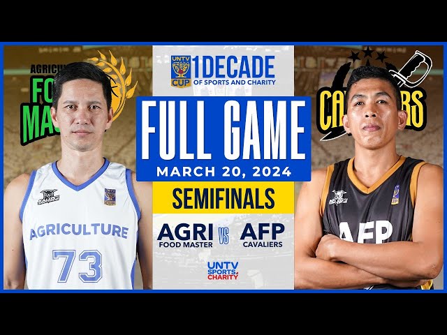 Agriculture Food Master vs AFP Cavaliers FULL GAME – March 20, 2024 | UNTV Cup Season 10