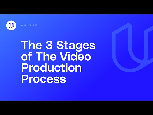 The 3 Stages of The Video Production Process