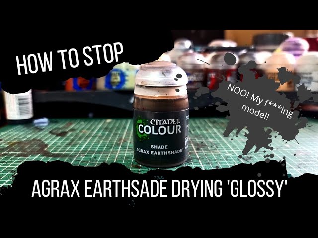 Agrax Earthshade drying glossy? THIS is how to FIX IT.