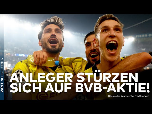 BORUSSIA DORTMUND: Geldregen für den BVB! Champions-Leage-Erfolg sorgt für Aktienhoch!