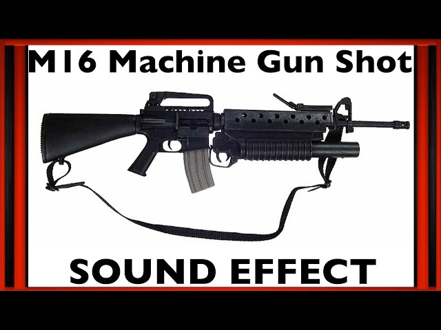 M16 Machine Gun Shot Sound Effect | Sfx | HD