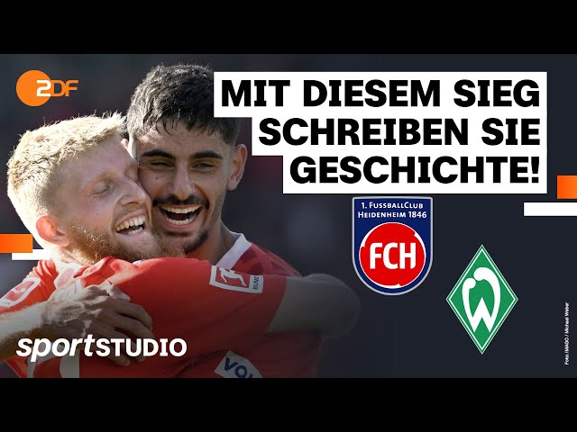 1. FC Heidenheim – SV Werder Bremen | Bundesliga, 4. Spieltag Saison 2023/24 | sportstudio