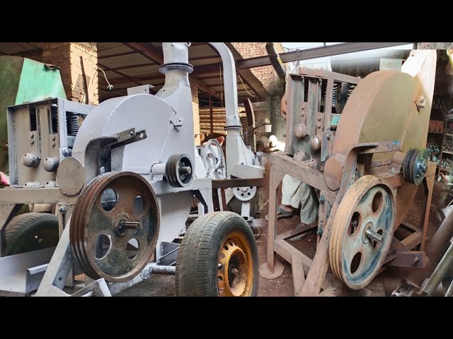 How to make silage machine four belt pulley by lathe machine lathe work