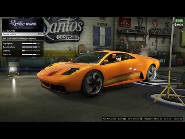 Infernus supercar delivery to Simeon (GTA ONLINE) (PS4)(PS5)