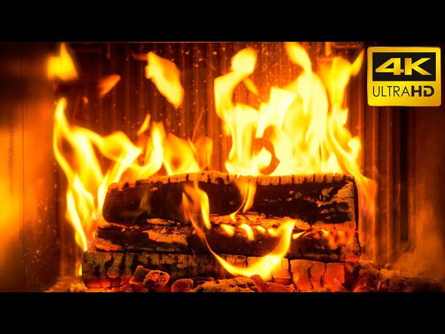 🔥 Fireside Bliss: 10-Hour Fireplace Ambiance for Ultimate Relaxation 🔥 Virtual Fireplace Ultra HD 4K