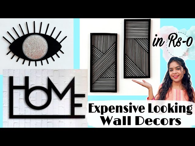 Looks Expensive but Costed Rs-0 😱 | DIY Wall Decors from Waste Materials |PART-2 |