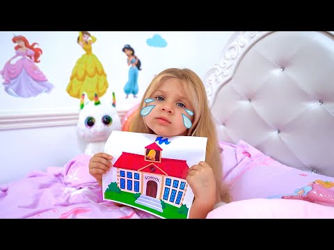 Diana and Roma Pretend Play School Morning Routine