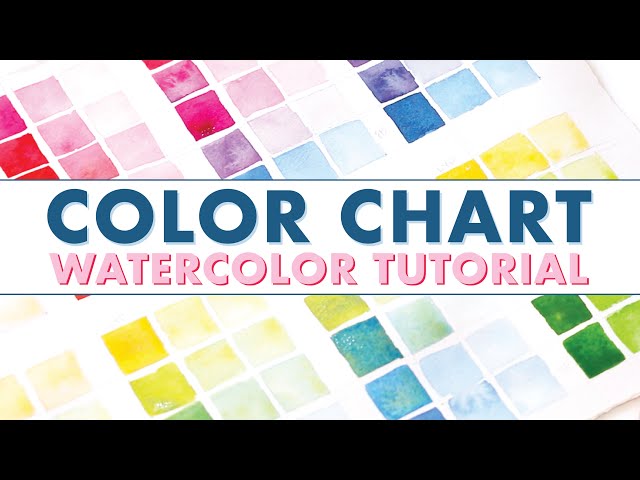 Color Mixing Lesson | How to Paint a Color Chart!