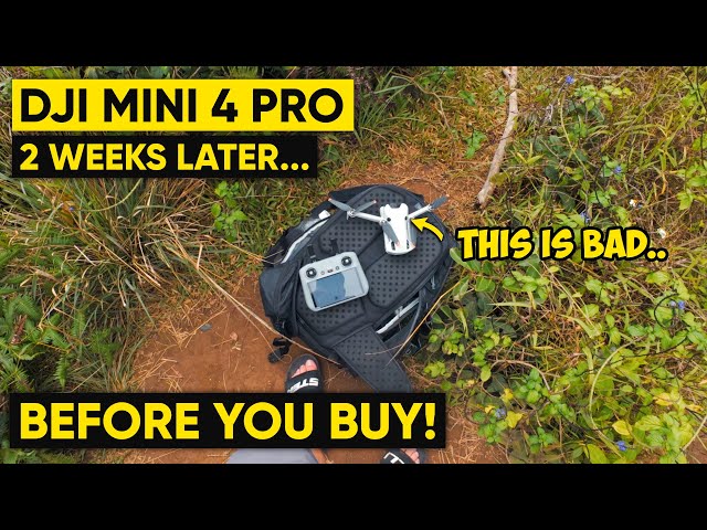 DJI Mini 4 PRO - WEEKS LATER Pros & CONS - I didn’t Expect This…🤦