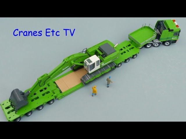 Conrad Mercedes-Benz Titan + Goldhofer Trailer 'Christen' by Cranes Etc TV