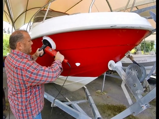 How to buff & wax a boat FAST!  for new boat owners