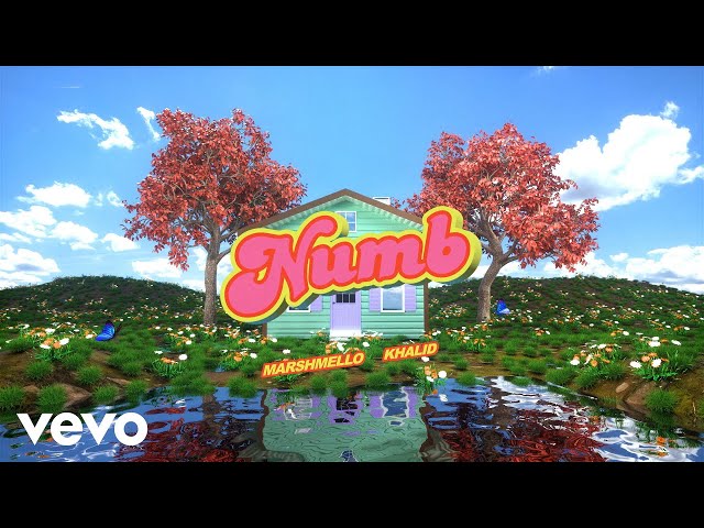 Marshmello, Khalid - Numb (Lyric Video)
