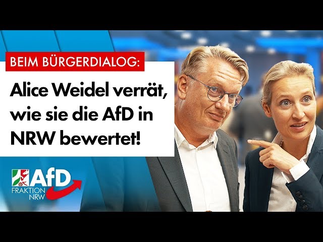 Alice Weidel über Markus Wagner und die AfD in NRW!