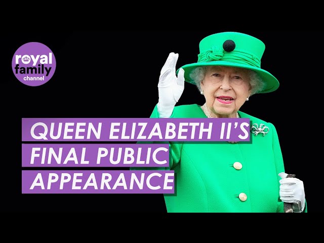 The Anniversary of Queen Elizabeth's Final Public Appearance