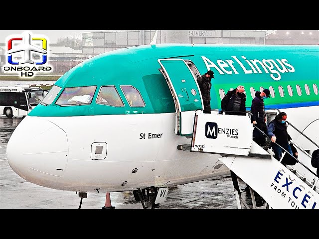 TRIP REPORT | 200km on A320! ツ | Aer Lingus A320 | Manchester to Dublin