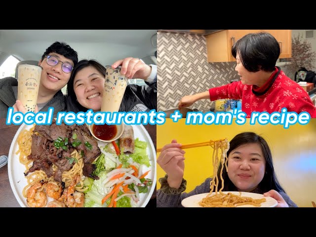 trying local restaurants + mom's soup recipe! 🥰 | VLOGMAS DAY 10