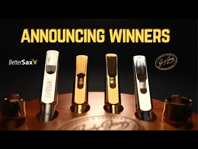 Announcing Winners of the Jody Jazz Tenor Mouthpiece Giveaway Contest | LIVE Q + A