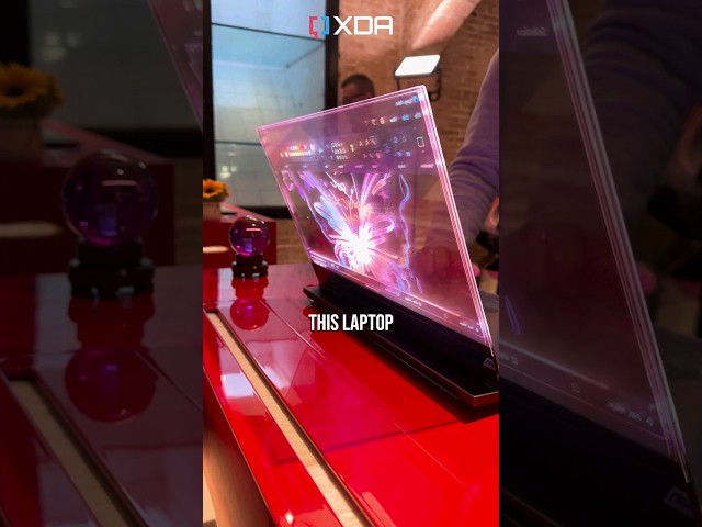 Lenovo's transparent laptop is straight out of the future 😱