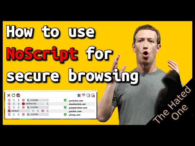 Get MAXIMUM online privacy and security with Noscript | How to use NoScript tutorial
