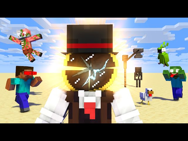 Monster School : SKIBIDI TOILET MULTIVERSE 01 WHEN CLOCK MAN STOPPED TIME - Minecraft Animation