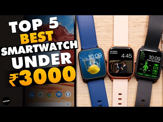 Top 5 Best Smartwatch Under ₹3000 in 2022⚡Smartwatch with GPS & SpO2⚡Best Fitness Watch Under 3000