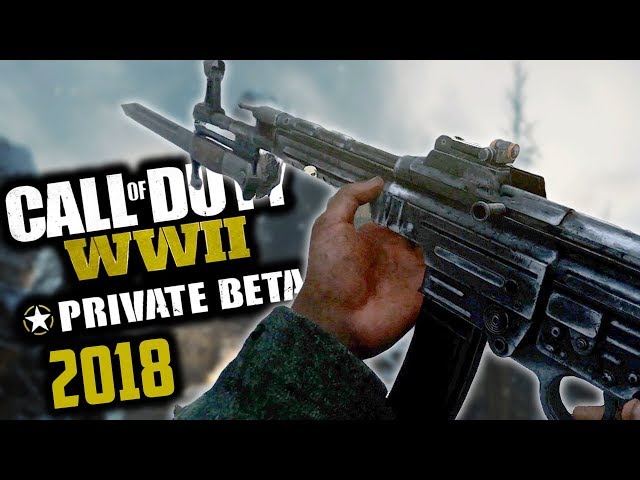 COD WORLD WAR II BETA IN 2018!