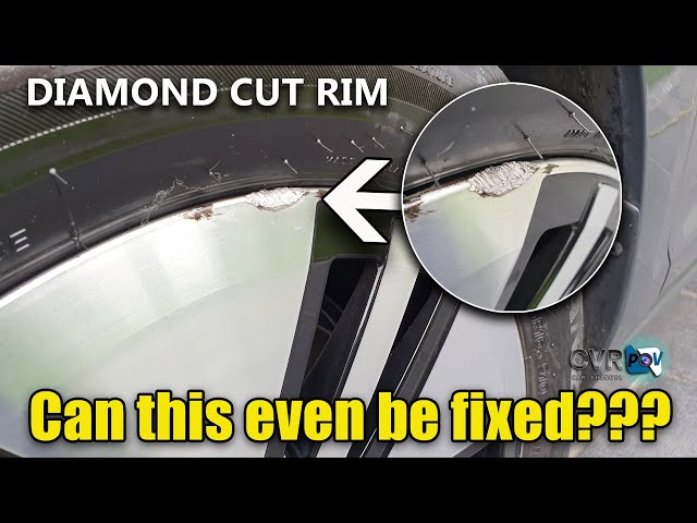 Diamond Cut Rim Alloy Repair Massive Chunk Missing