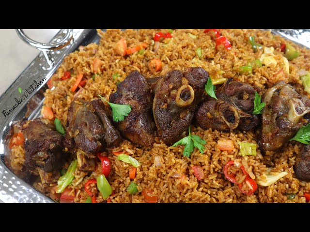 Party JOLLOF RICE with cured lamb shanks- step-by-step guide to elevate your jollof flavors