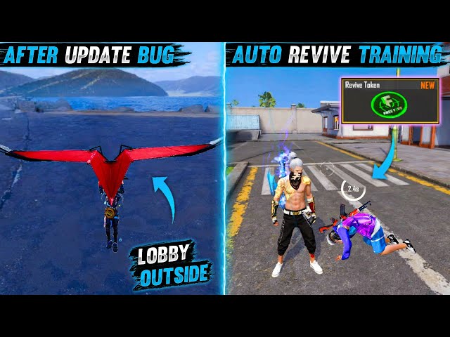 After Update New Bug In Free Fire | Auto Revive In Training Mode | Free Fire Tricks 2022