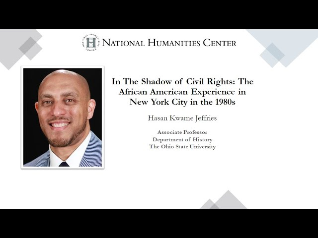 In The Shadow of Civil Rights: The African American Experience in New York City in the 1980s
