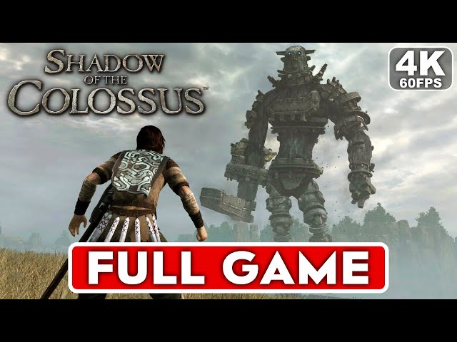 SHADOW OF THE COLOSSUS Gameplay Walkthrough FULL GAME [4K 60FPS PS5] - No Commentary