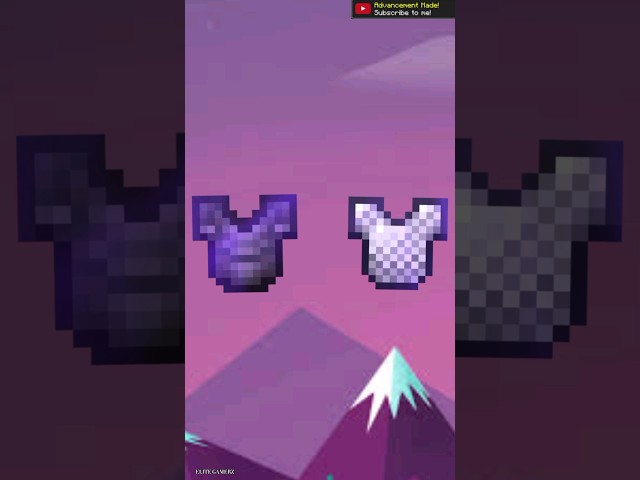 Netherite Chestplate Vs All Minecraft Armours 🔥 #shorts #armour #minecraft