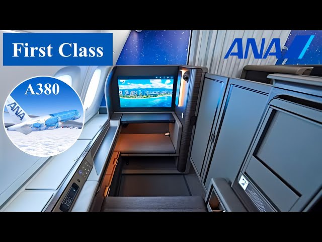 ANA First Class A380 Flight between Honolulu and Tokyo $14,000  (full tour in 4K)