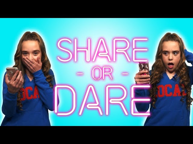 JENNA DAVIS Shares What's In Her Phone | SHARE OR DARE