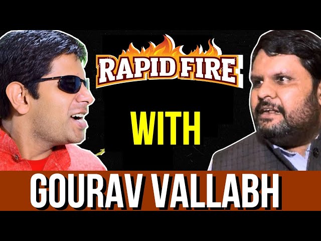 Rapid Fire Round - Bhakt Banerjee Vs Gourav Vallabh  - Part 2 | The DeshBhakt