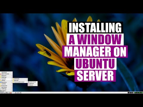 Ubuntu Server is Perfect for a Minimal "Window Manager" Installation