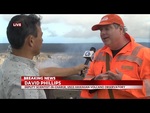 Live on Day 1 of the Kilauea volcanic eruption