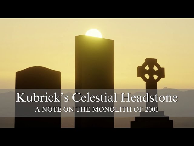 Kubrick's Celestial Headstone: a note on the monolith of 2001