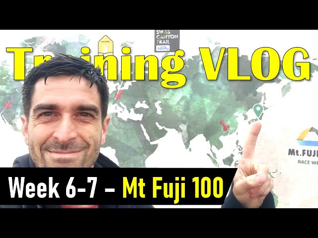 Ultra Running Training VLOG - Taper + Racing Mount Fuji 100