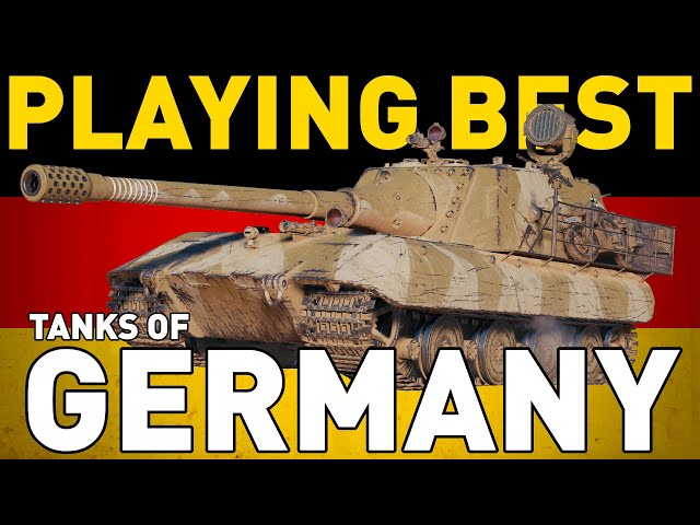 Playing the BEST tanks of Germany in World of Tanks!