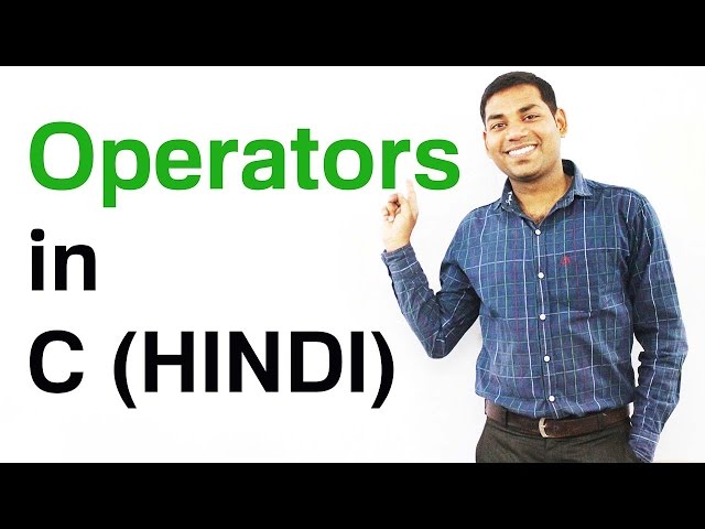 All Operators in C (HIND/URDU)