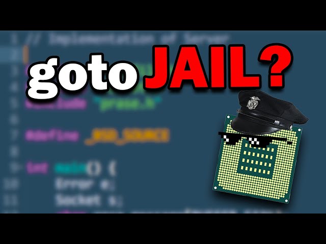 why is it illegal to use "goto"?