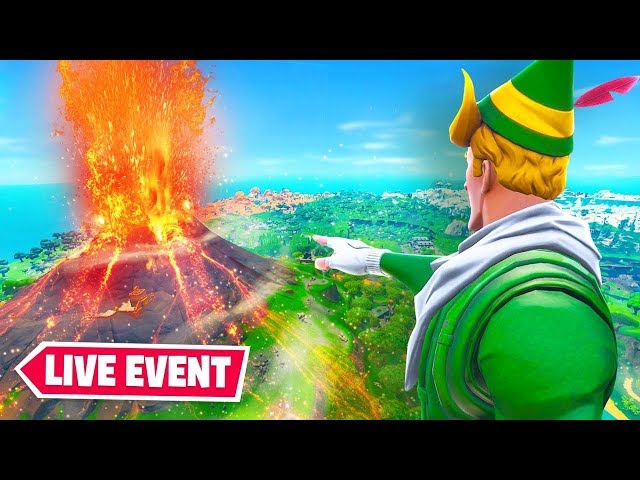 Fortnite *LIVE* Volcano Loot Lake Event Happening NOW!