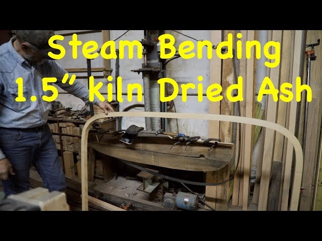 Steam Bending 1 1/2" Kiln Dried Ash, 7.5" Radius, for a Stevens-Duyrea Car Top
