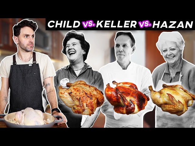 CHICKEN CAGE MATCH: Julia Child vs. Thomas Keller vs. Marcella Hazan