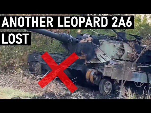 Another Complete Loss of Leopard 2A6 Tank