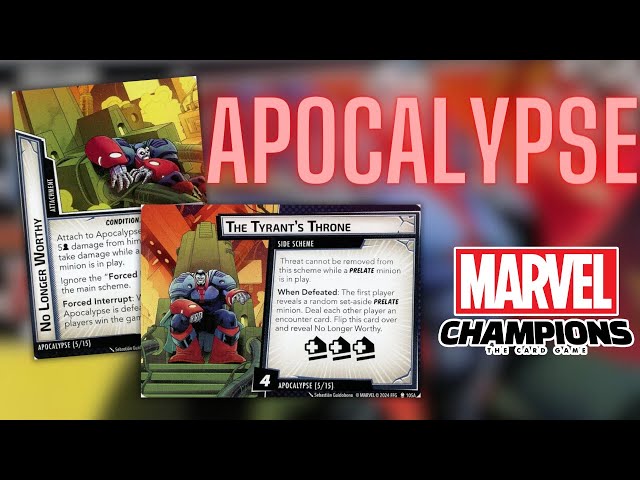 Marvel Champions: Age of Apocalypse Game 3: Magik vs Apocalypse Live Replay