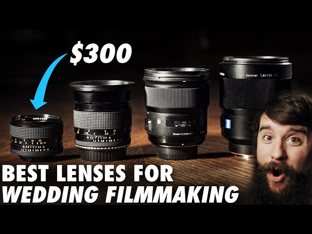 My Favorite Lenses For Wedding Filmmaking!