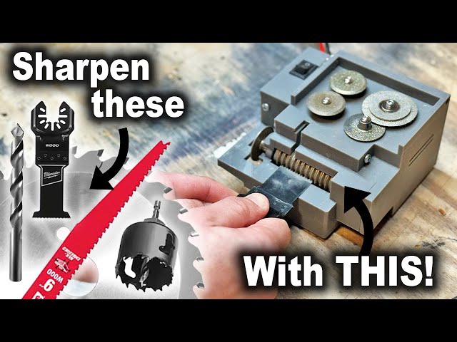 How to Sharpen Oscillating Multi-tool Blades with the Tigers Teeth Blade Sharpener